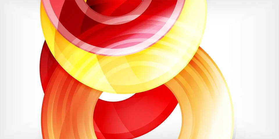 Circles, round elements, ring shapes premium background. Vector Illustration For Illustrazione stock