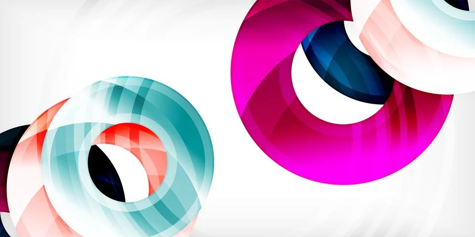 Circles, round elements, ring shapes premium background. Vector Illustration For 스톡 일러스트