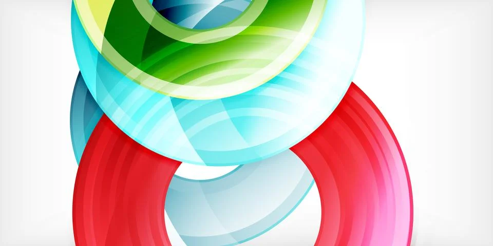 Circles, round elements, ring shapes premium background. Vector Illustration For 스톡 일러스트