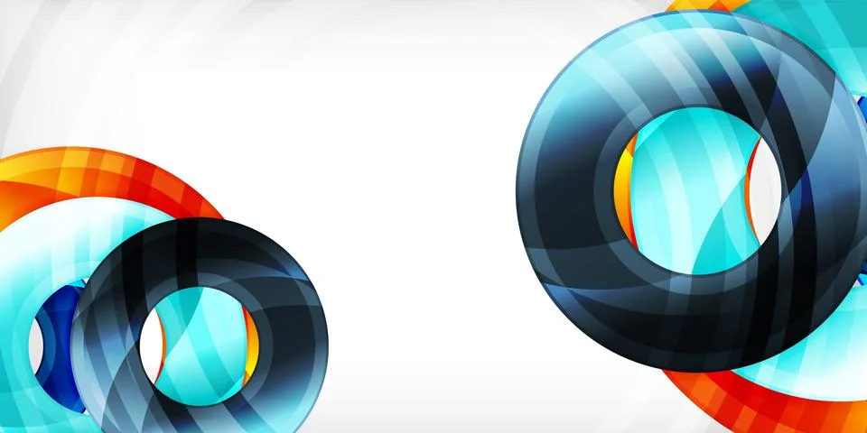 Circles, round elements, ring shapes premium background. Vector Illustration For 스톡 일러스트