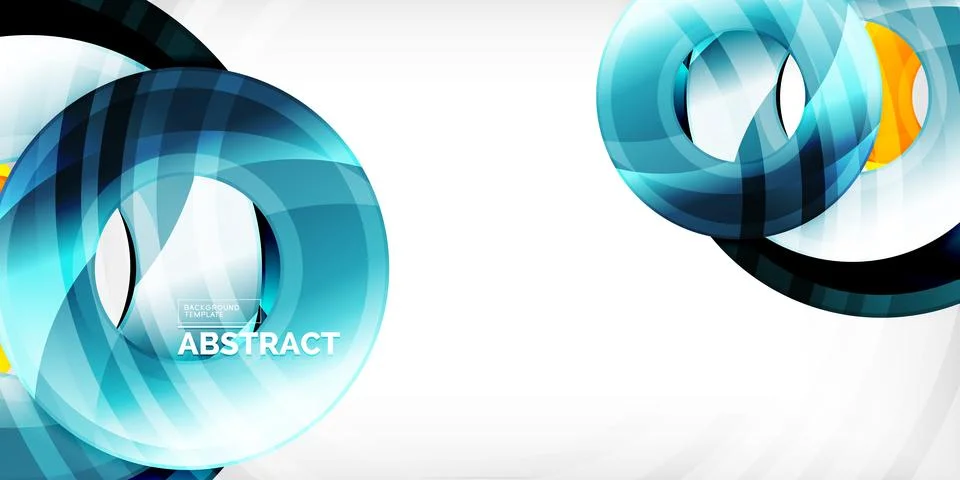 Circles, round elements, ring shapes premium background. Vector Illustration For 스톡 일러스트