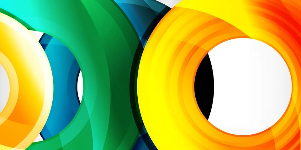 Circles, round elements, ring shapes premium background. Vector Illustration For 스톡 일러스트