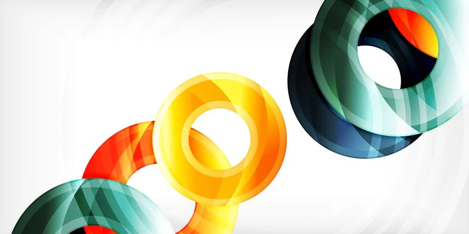 Circles, round elements, ring shapes premium background. Vector Illustration For 스톡 일러스트