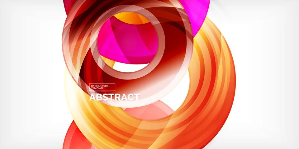Circles, round elements, ring shapes premium background. Vector Illustration For 스톡 일러스트