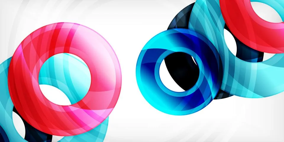 Circles, round elements, ring shapes premium background. Vector Illustration For 스톡 일러스트