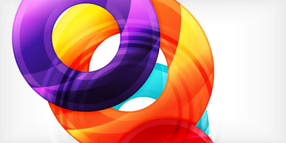 Circles, round elements, ring shapes premium background. Vector Illustration For 스톡 일러스트