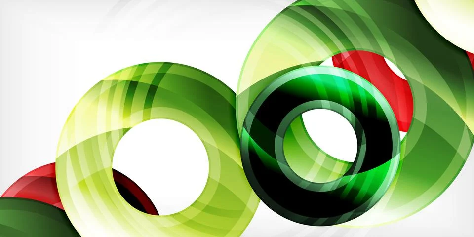 Circles, round elements, ring shapes premium background. Vector Illustration For Illustrazione stock