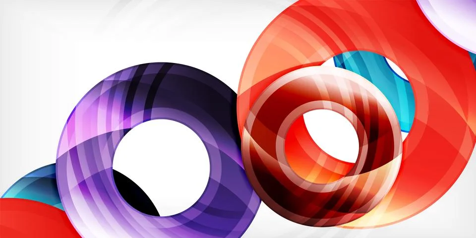 Circles, round elements, ring shapes premium background. Vector Illustration For 스톡 일러스트