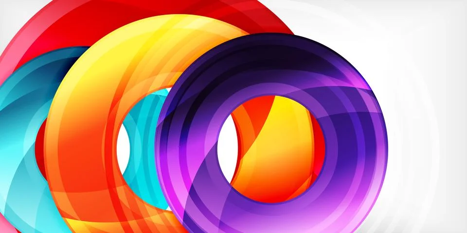 Circles, round elements, ring shapes premium background. Vector Illustration For 스톡 일러스트