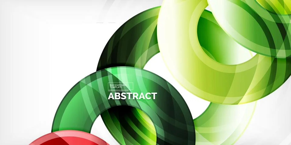 Circles, round elements, ring shapes premium background. Vector Illustration For Stock Illustration