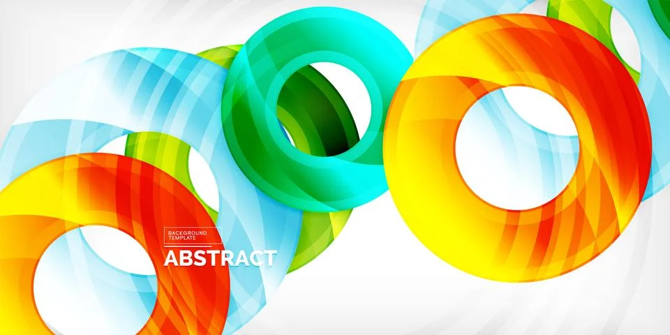 Circles, round elements, ring shapes premium background. Vector Illustration For 스톡 일러스트