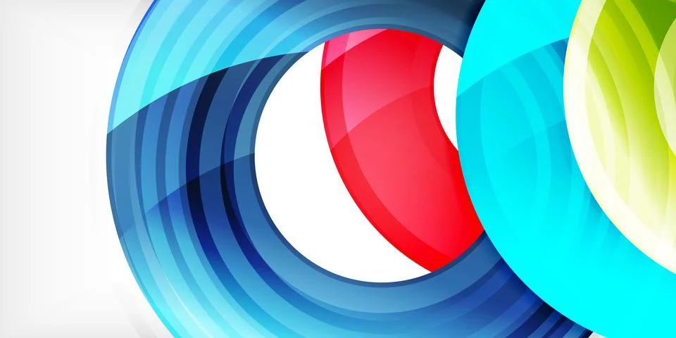 Circles, round elements, ring shapes premium background. Vector Illustration For 스톡 일러스트