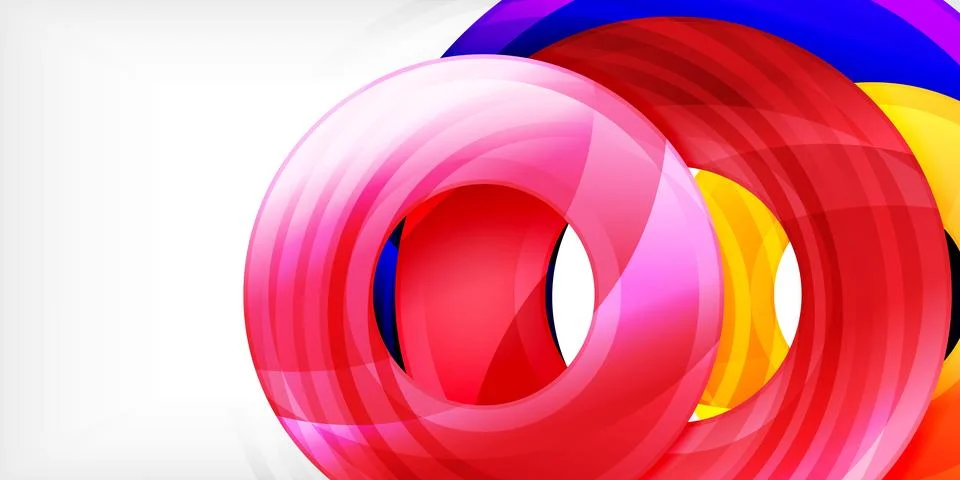 Circles, round elements, ring shapes premium background. Vector Illustration For 스톡 일러스트