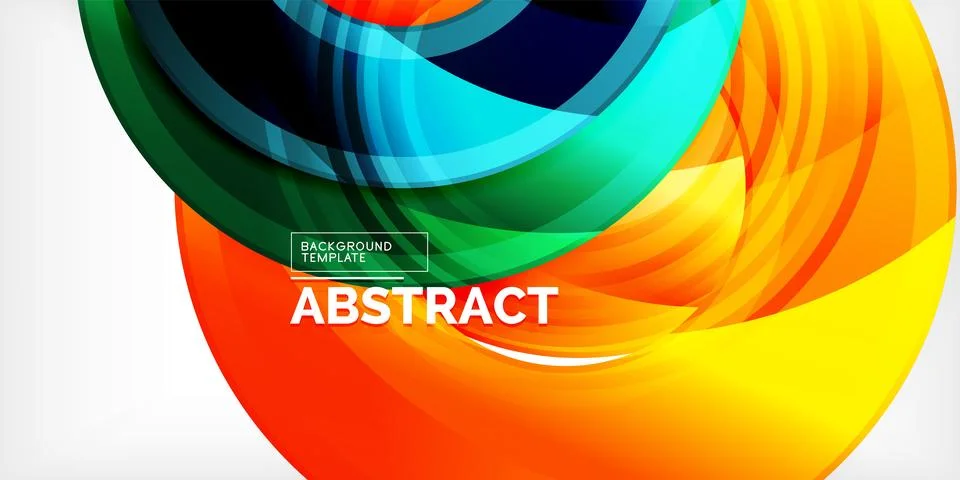 Circles, round elements, ring shapes premium background. Vector Illustration For 스톡 일러스트