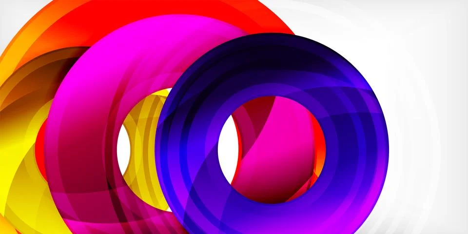 Circles, round elements, ring shapes premium background. Vector Illustration For Stock Illustration