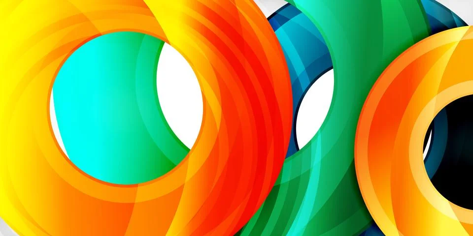 Circles, round elements, ring shapes premium background. Vector Illustration For 스톡 일러스트