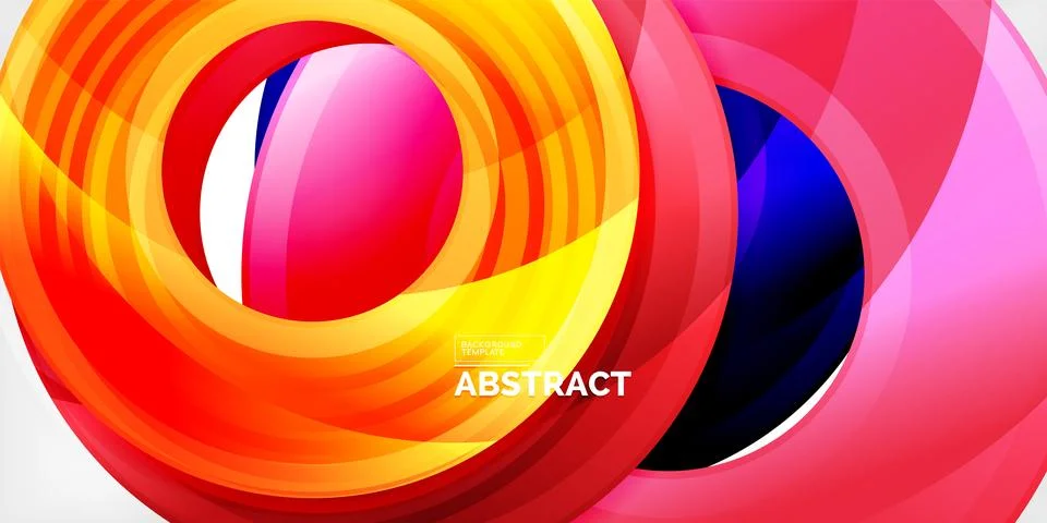 Circles, round elements, ring shapes premium background. Vector Illustration For 스톡 일러스트