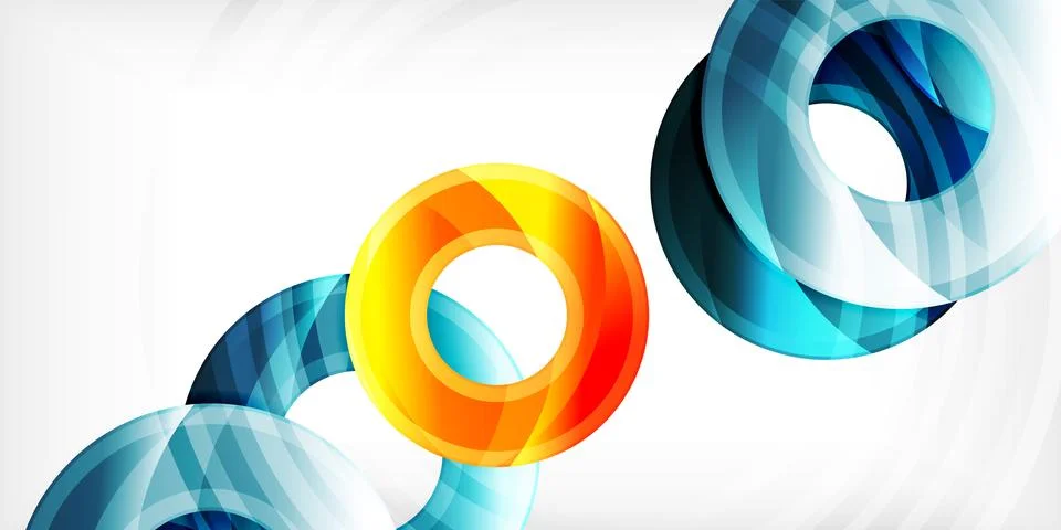 Circles, round elements, ring shapes premium background. Vector Illustration For 스톡 일러스트
