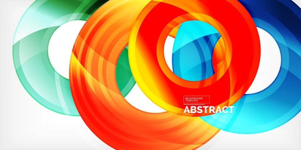 Circles, round elements, ring shapes premium background. Vector Illustration For 스톡 일러스트