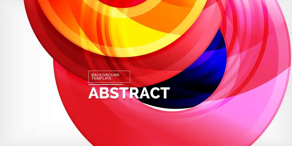 Circles, round elements, ring shapes premium background. Vector Illustration For 스톡 일러스트