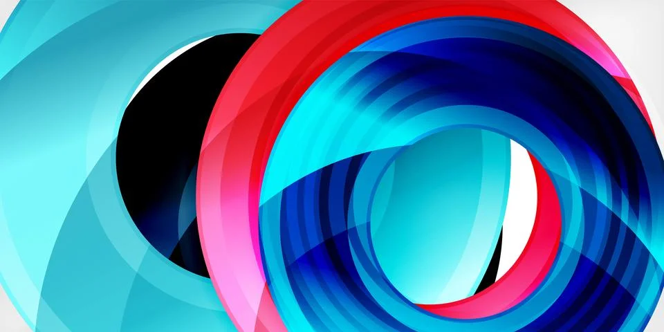 Circles, round elements, ring shapes premium background. Vector Illustration For 스톡 일러스트