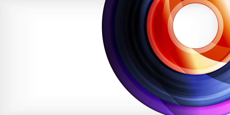 Circles, round elements, ring shapes premium background. Vector Illustration For Stock Illustration