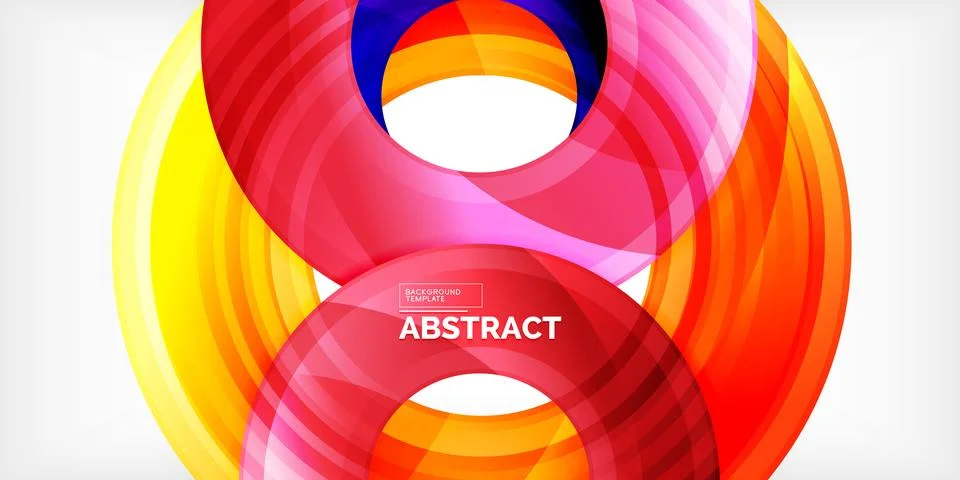 Circles, round elements, ring shapes premium background. Vector Illustration For 스톡 일러스트