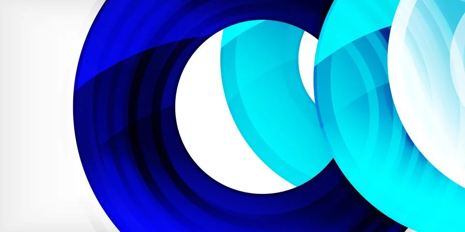 Circles, round elements, ring shapes premium background. Vector Illustration For Stock Illustration