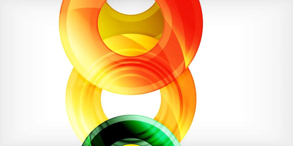 Circles, round elements, ring shapes premium background. Vector Illustration For 스톡 일러스트