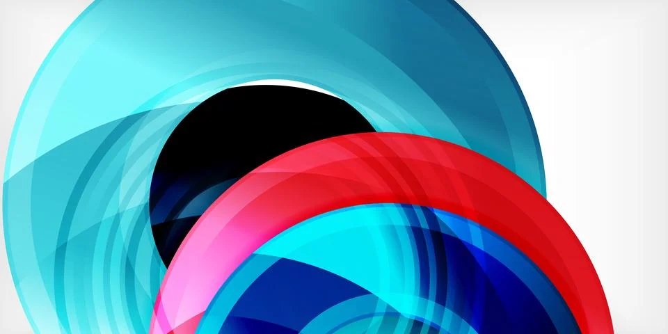 Circles, round elements, ring shapes premium background. Vector Illustration For 스톡 일러스트