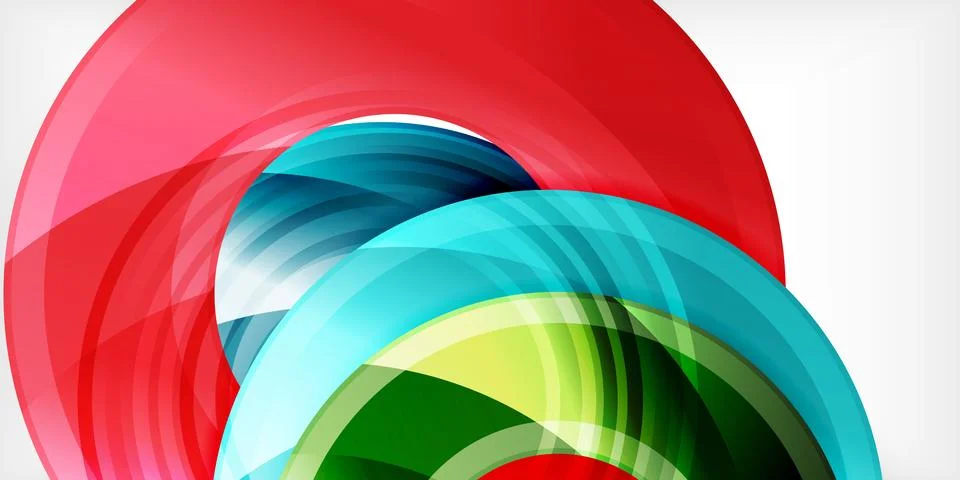 Circles, round elements, ring shapes premium background. Vector Illustration For Stock Illustration