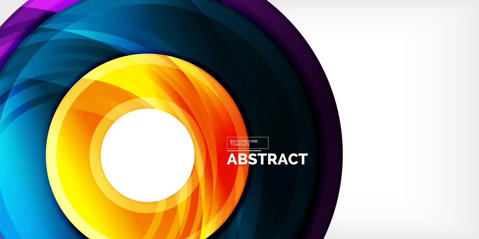 Circles, round elements, ring shapes premium background. Vector Illustration For 스톡 일러스트