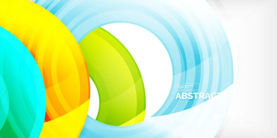 Circles, round elements, ring shapes premium background. Vector Illustration For 스톡 일러스트