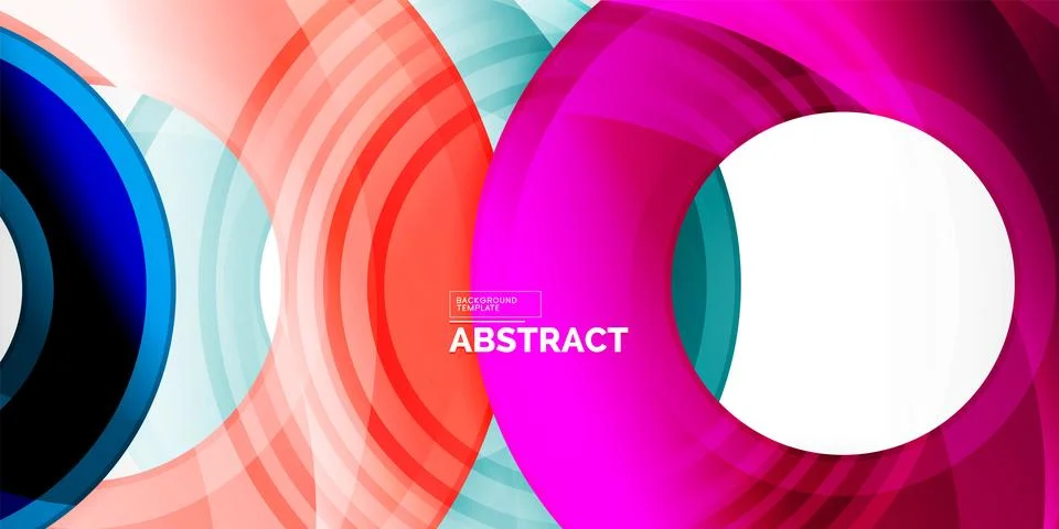 Circles, round elements, ring shapes premium background. Vector Illustration For 스톡 일러스트