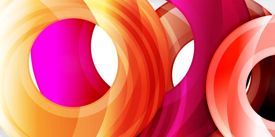 Circles, round elements, ring shapes premium background. Vector Illustration For Stock Illustration