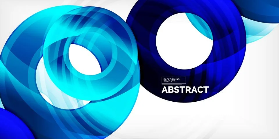 Circles, round elements, ring shapes premium background. Vector Illustration For 스톡 일러스트