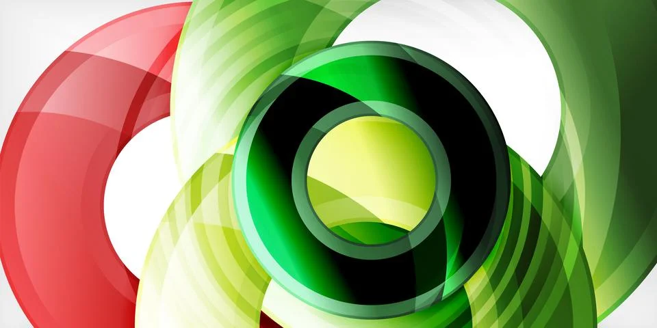 Circles, round elements, ring shapes premium background. Vector Illustration For Stock Illustration