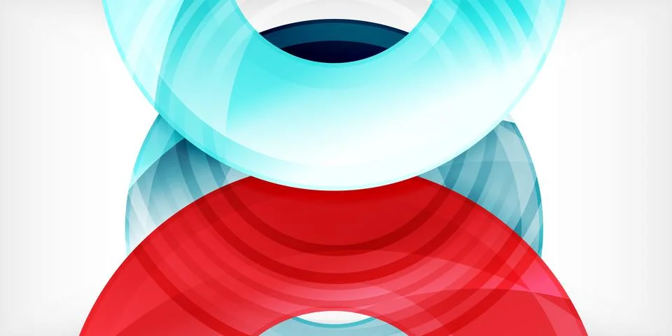 Circles, round elements, ring shapes premium background. Vector Illustration For Illustrazione stock