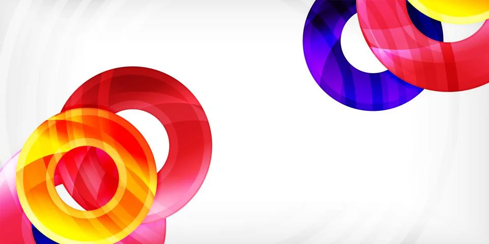 Circles, round elements, ring shapes premium background. Vector Illustration For Stock Illustration