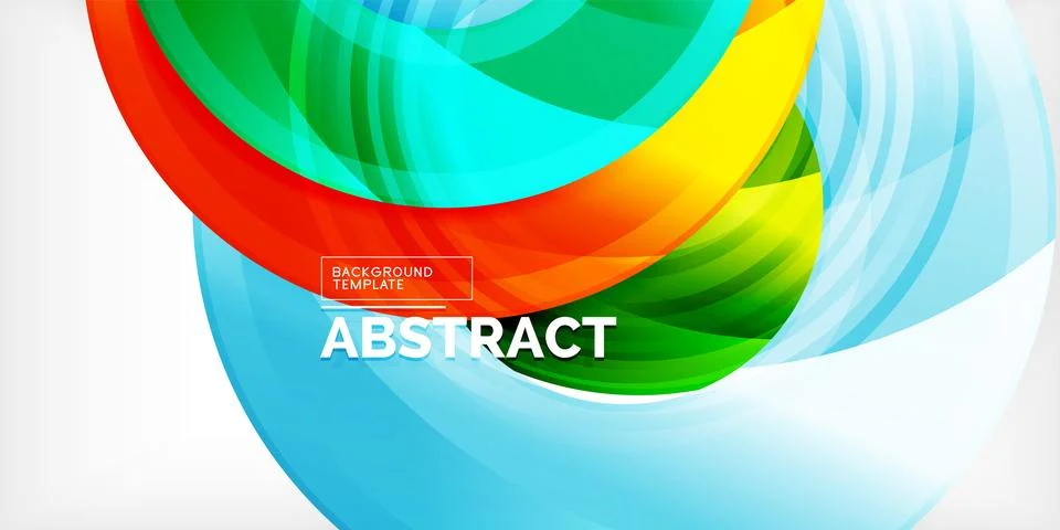 Circles, round elements, ring shapes premium background. Vector Illustration For Stock Illustration