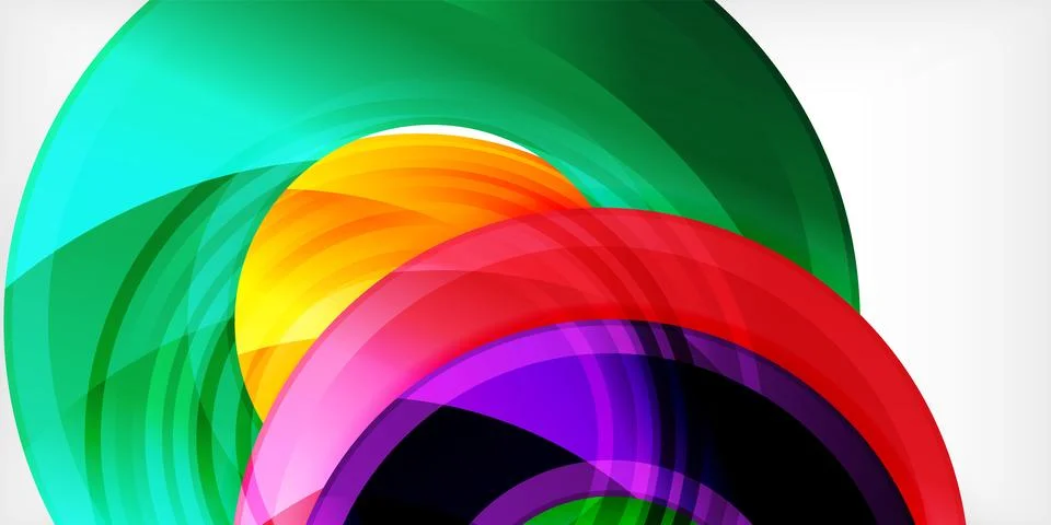 Circles, round elements, ring shapes premium background. Vector Illustration For Stock Illustration