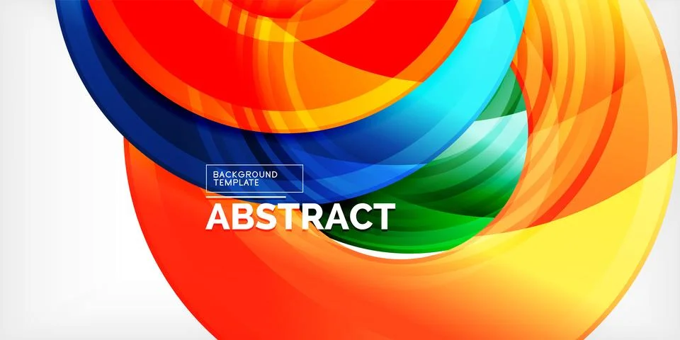 Circles, round elements, ring shapes premium background. Vector Illustration For Stock Illustration