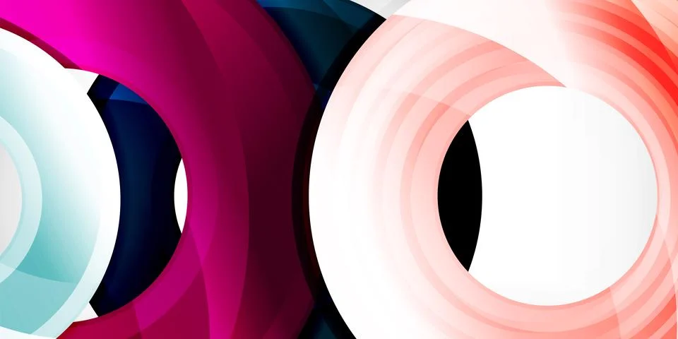 Circles, round elements, ring shapes premium background. Vector Illustration For Stock Illustration