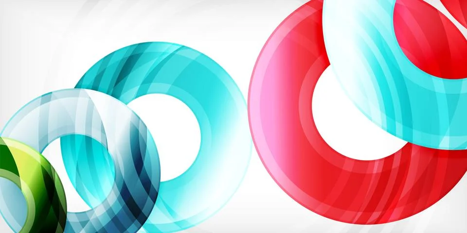 Circles, round elements, ring shapes premium background. Vector Illustration For 스톡 일러스트