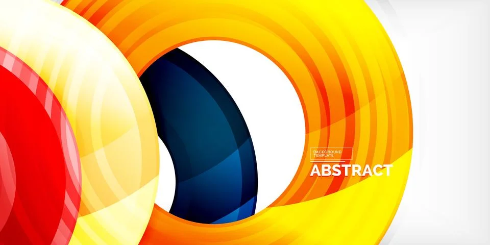 Circles, round elements, ring shapes premium background. Vector Illustration For 스톡 일러스트