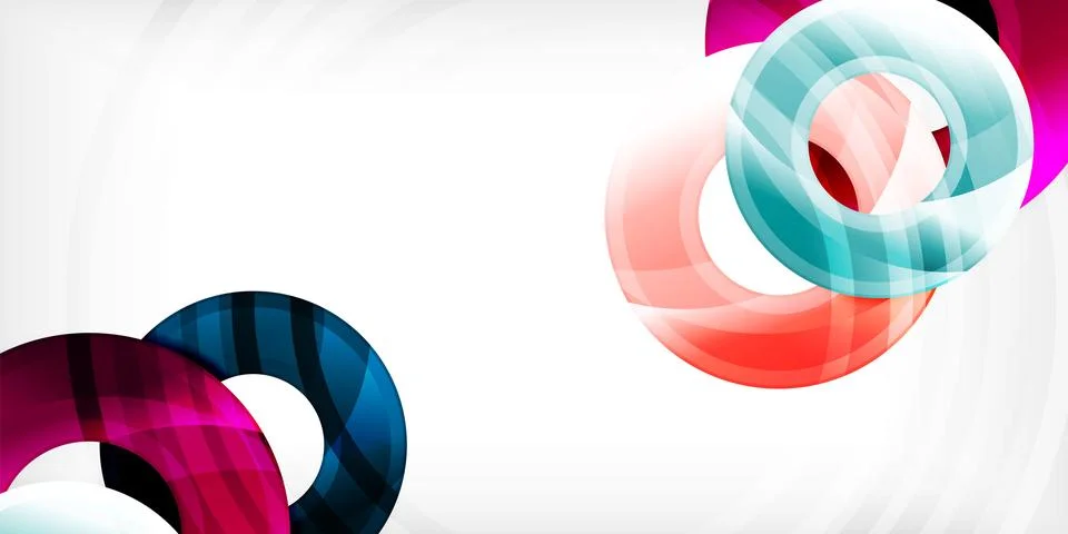 Circles, round elements, ring shapes premium background. Vector Illustration For Stock Illustration