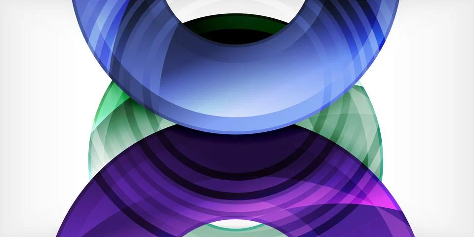 Circles, round elements, ring shapes premium background. Vector Illustration For 스톡 일러스트