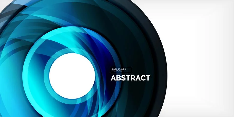 Circles, round elements, ring shapes premium background. Vector Illustration For Stock Illustration