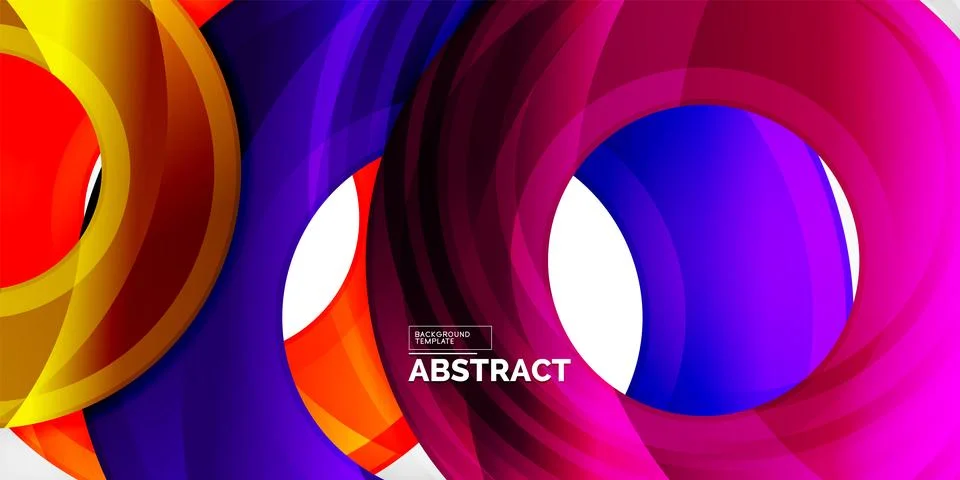 Circles, round elements, ring shapes premium background. Vector Illustration For 스톡 일러스트