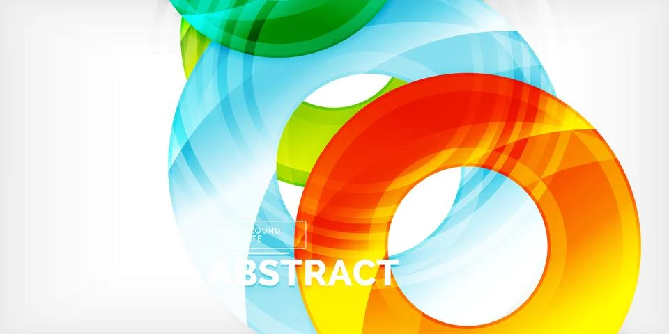 Circles, round elements, ring shapes premium background. Vector Illustration For Stock Illustration